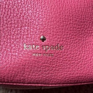 Kate Spade Fuchsia Leather Shoulder Bag